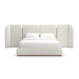 Malta Upholstered King Bed - 4th angle