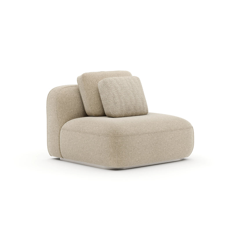 Sasso Armless Sofa - Oatmeal