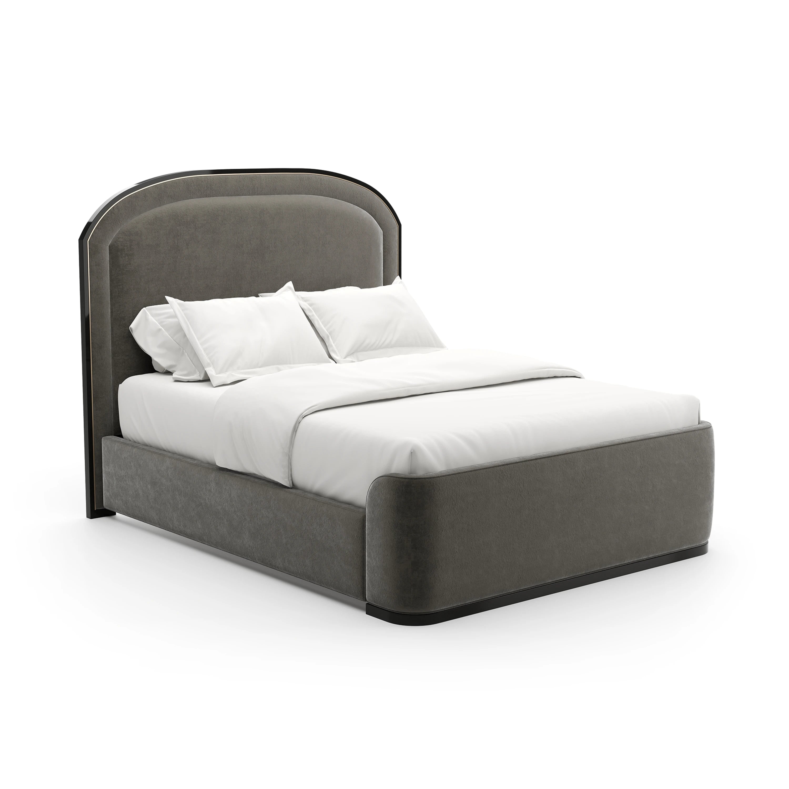 Wanderlust Qn Bed Pewter - main image