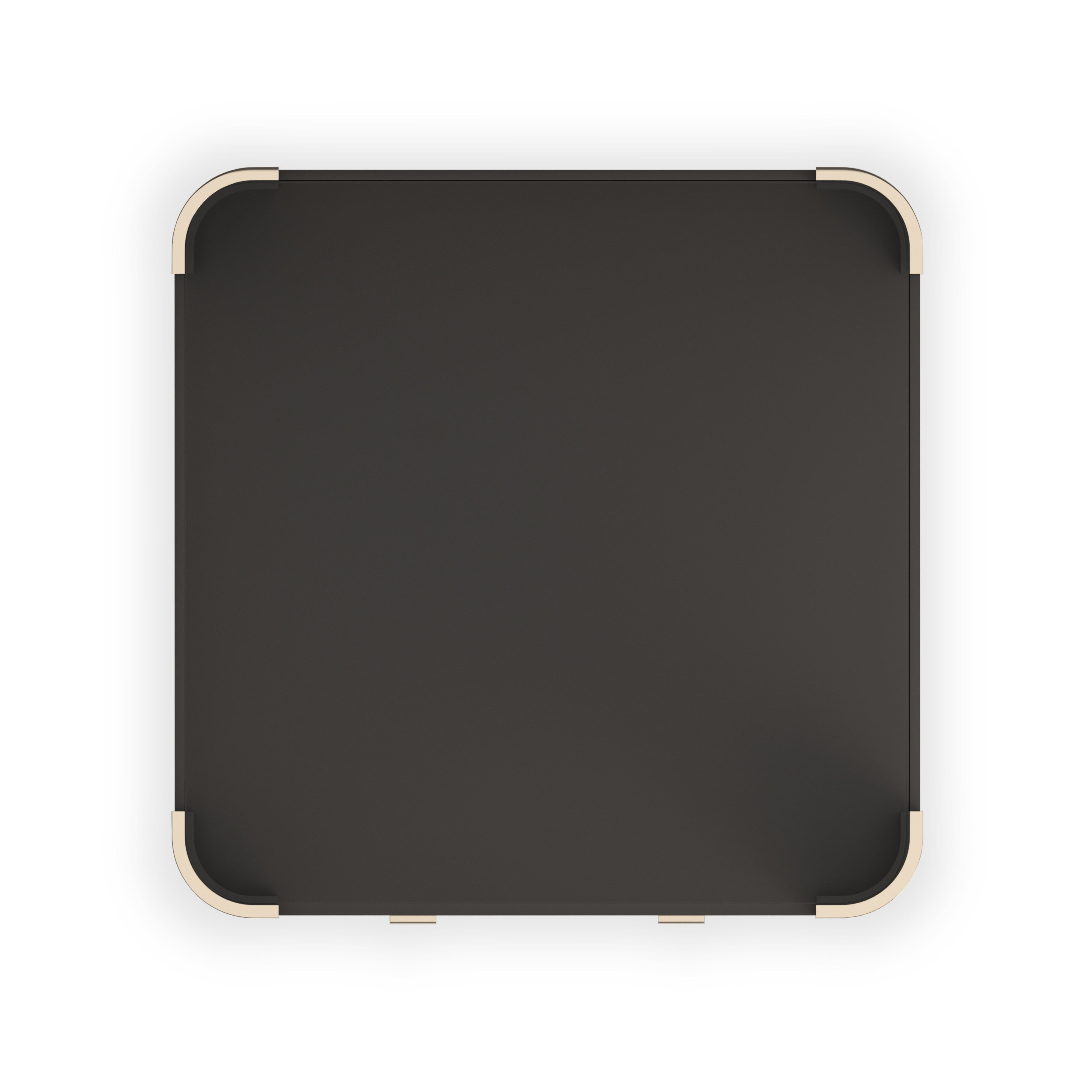 Love Square Cocktail Table-Dark Chocolat