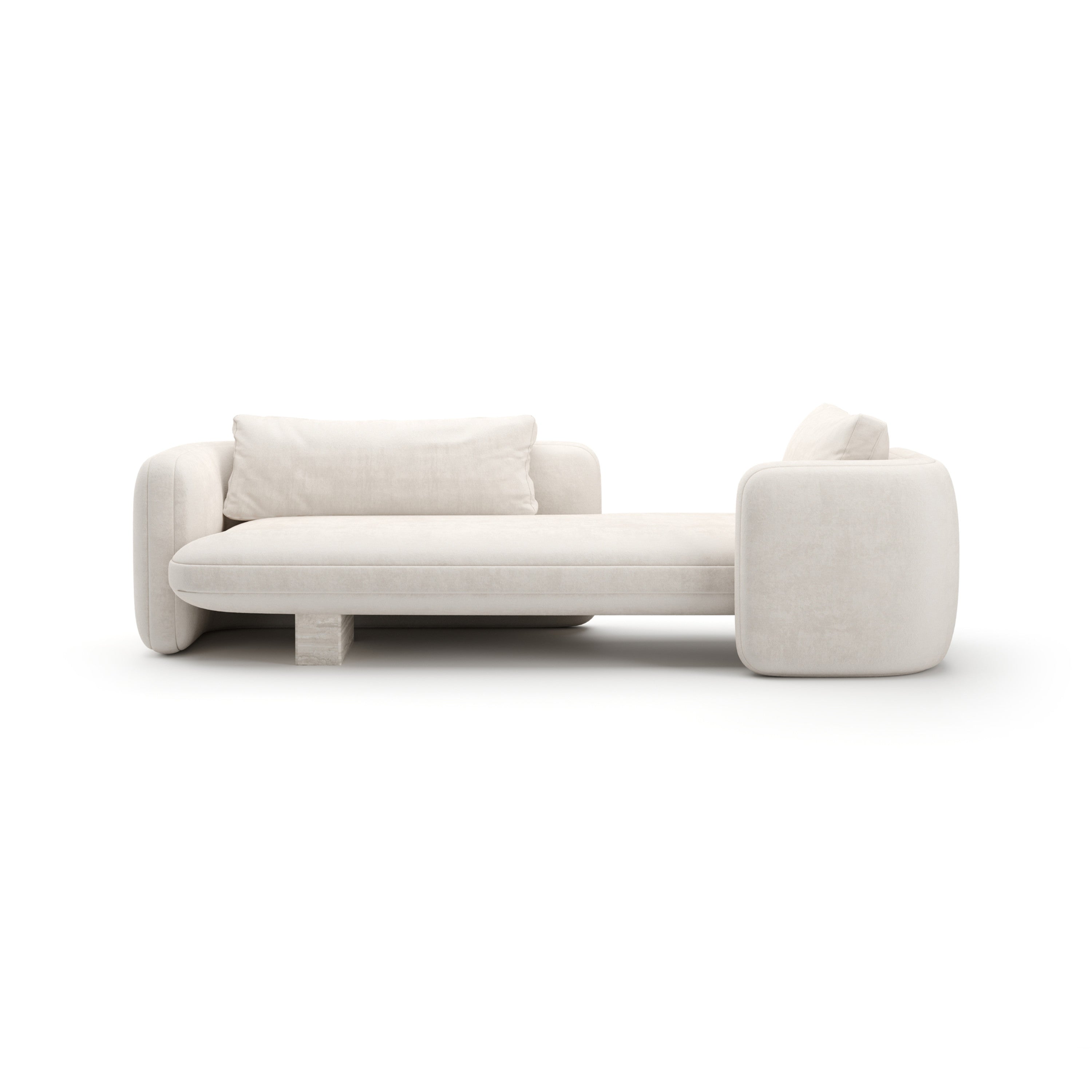 Overlap Bedroom Chaise Ecru - main image