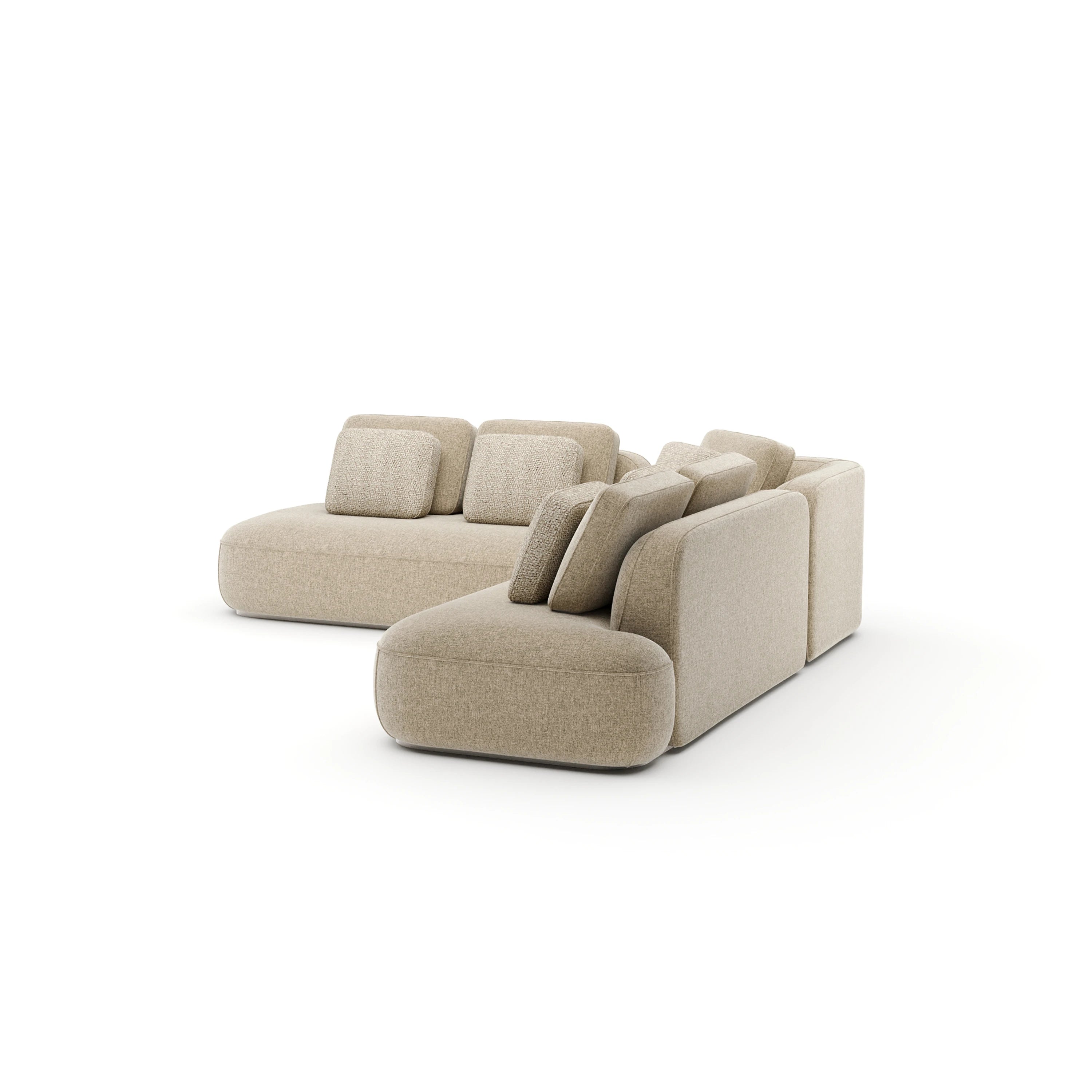 Sasso Small L Sec - Oatmeal - 2nd angle