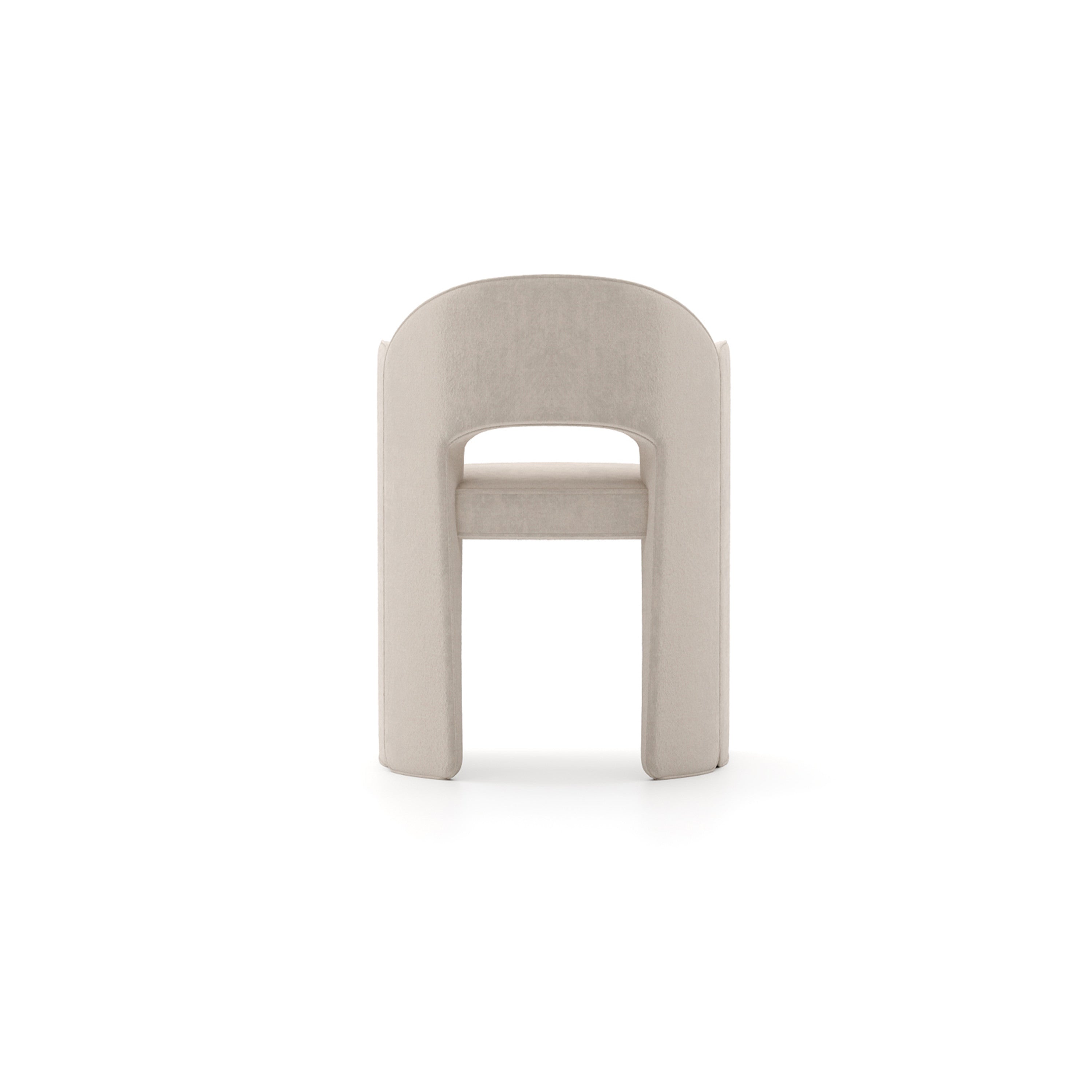 Overlap Arm Dining Chair - 3rd angle