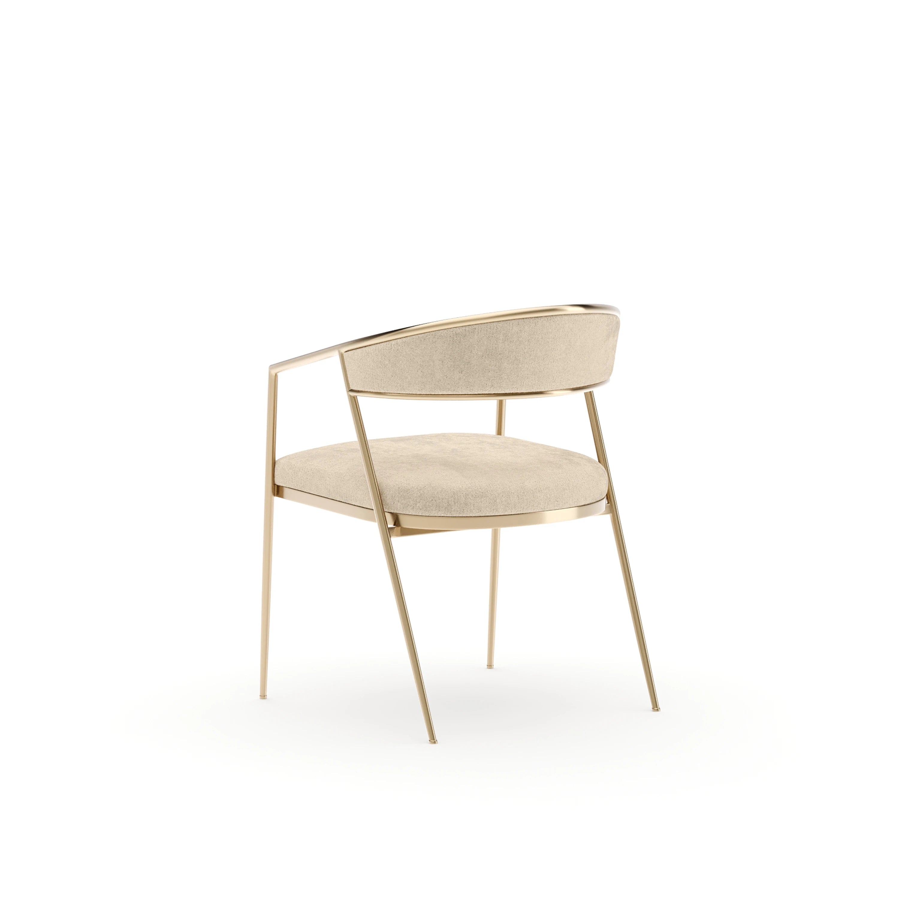 Dario Wog Arm Chair - Ivory - 3rd angle