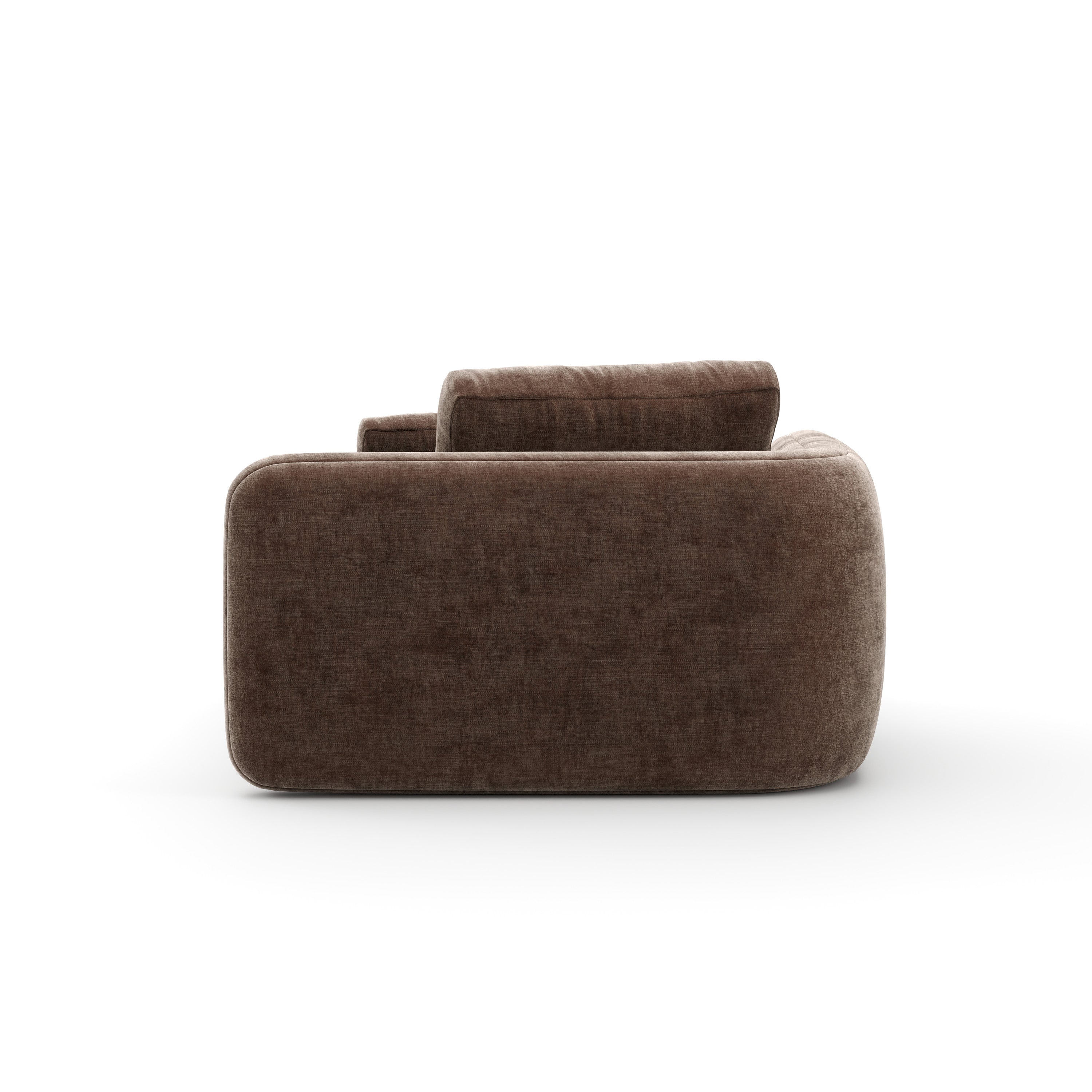 Overlap Laf Chaise Dark Taupe - 5th angle