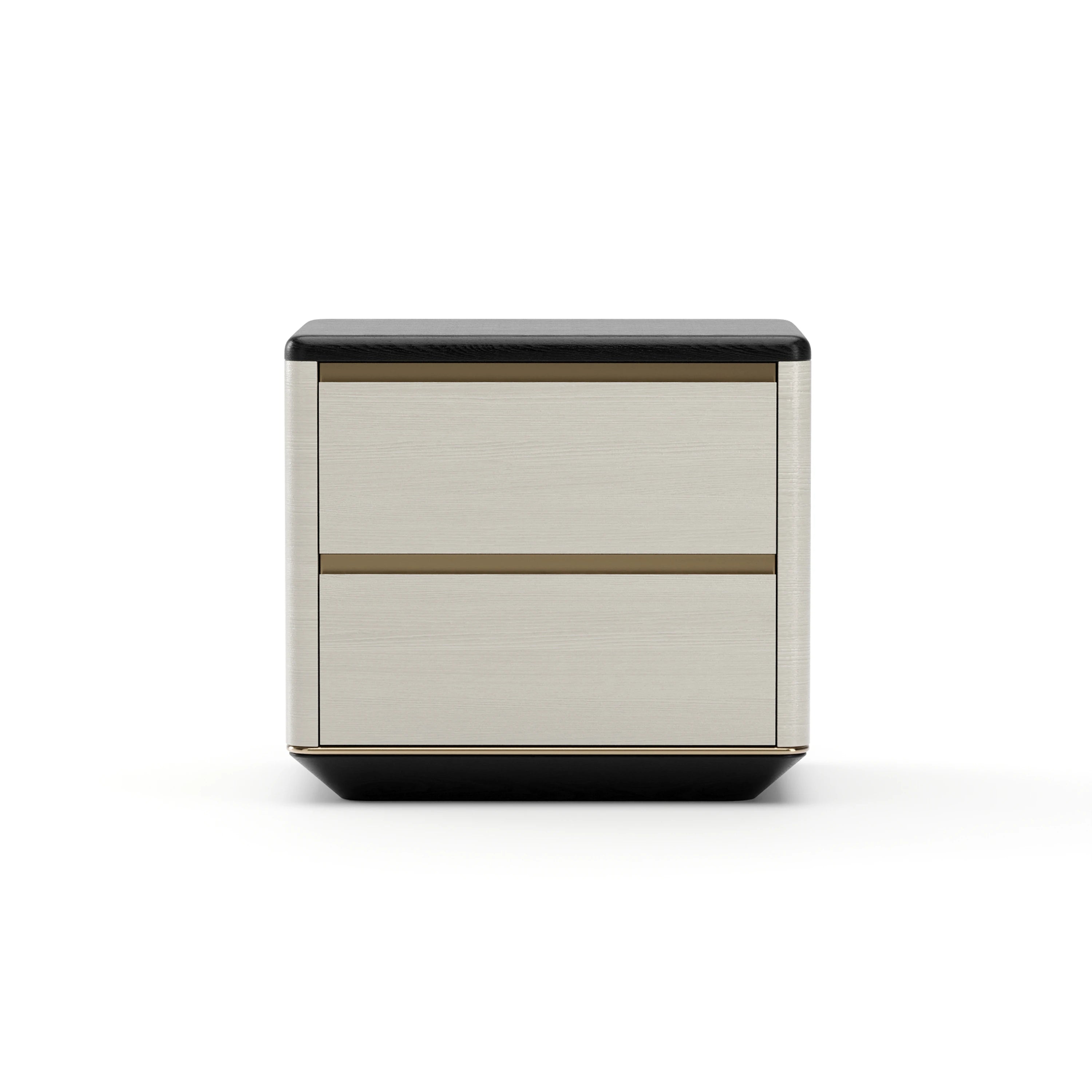 Madera Plinth Nighstand - Opal - primary image