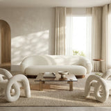 Smoosh 84" Sofa in room - angle 1