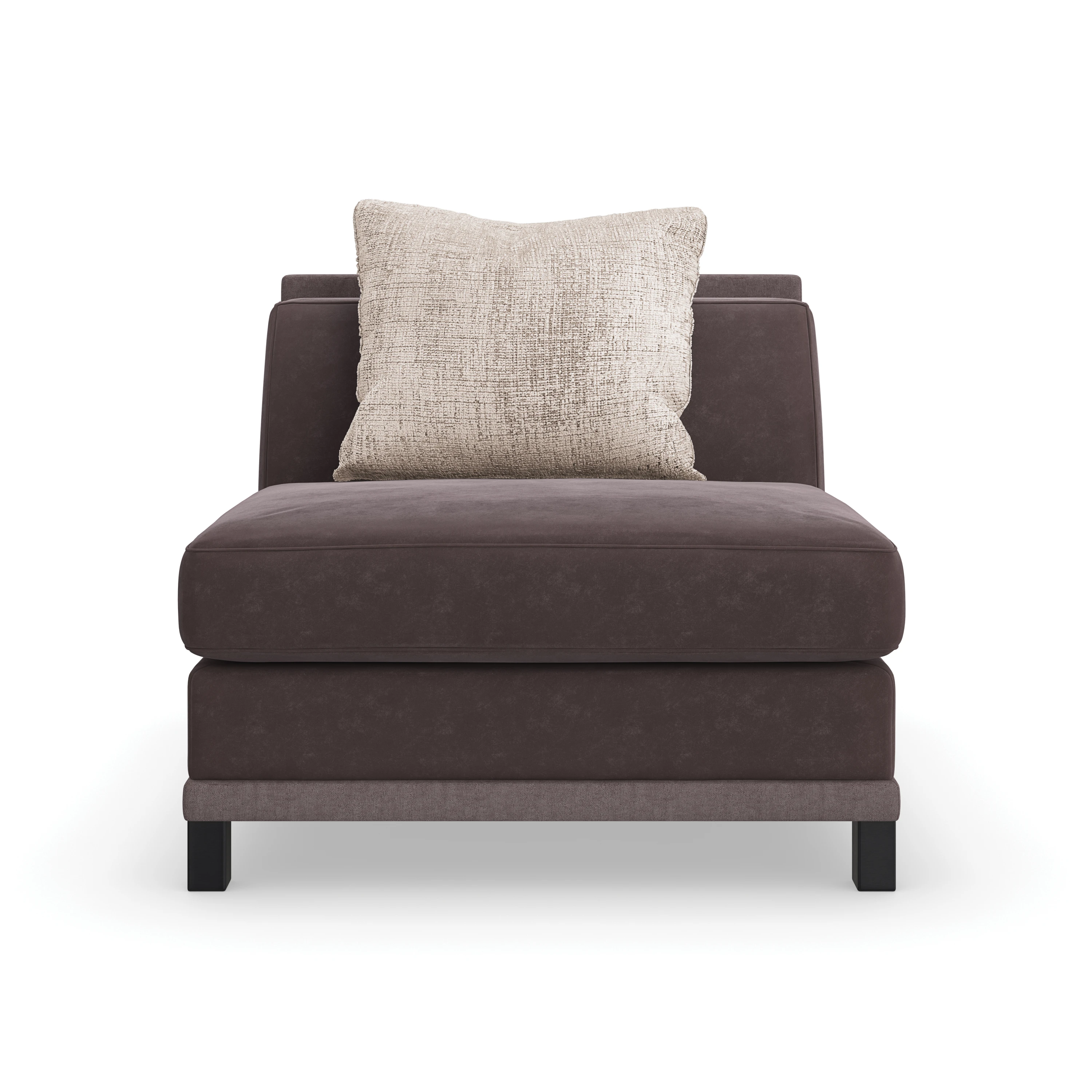 Tuxedo Armless Chair - primary image