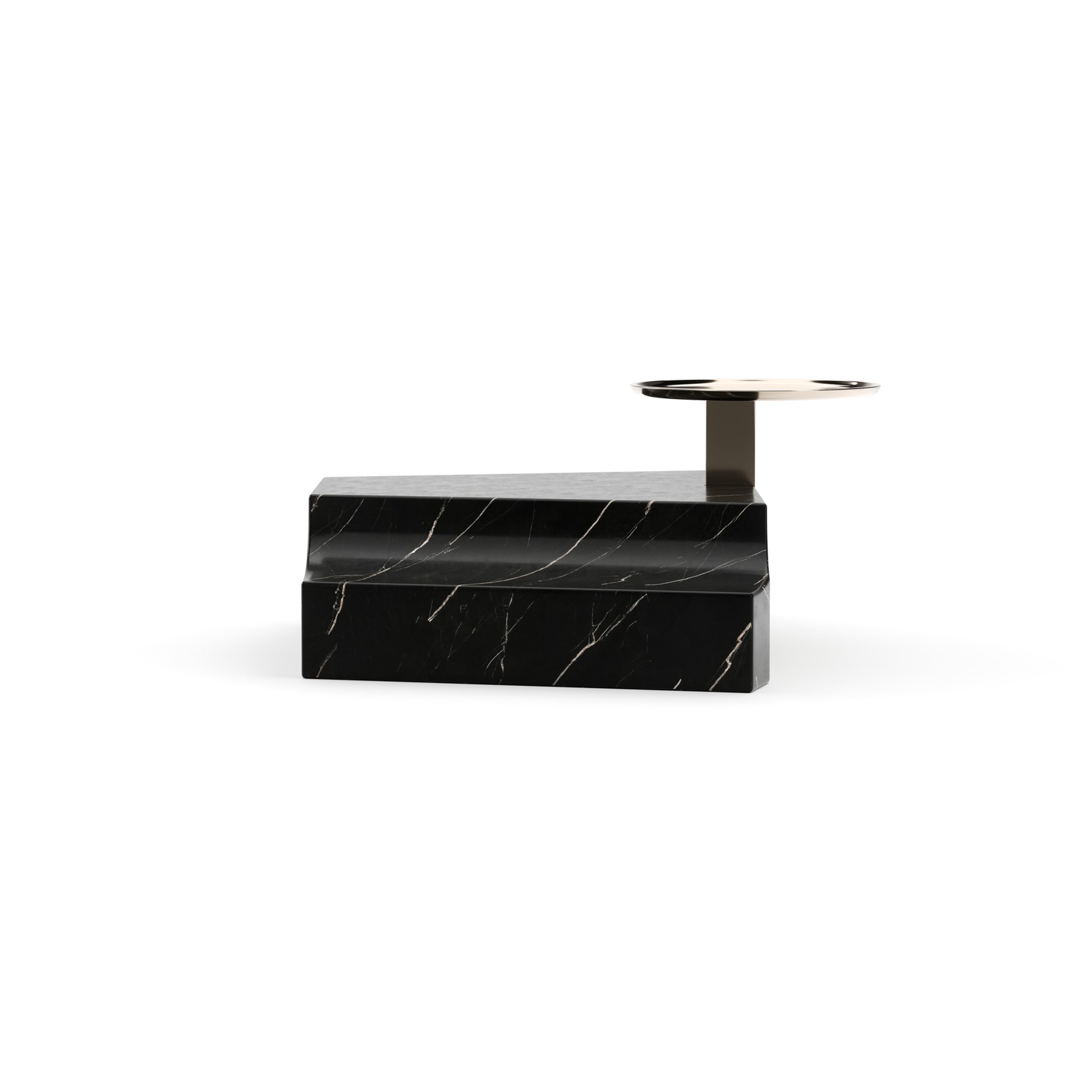 Overlap Triangular Wedge Base Dark - 2nd angle