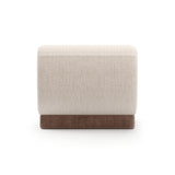 Seta Armless Chair Oatmeal - 3rd angle