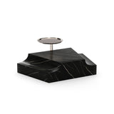 Overlap Triangular Wedge Base Dark - 3rd angle