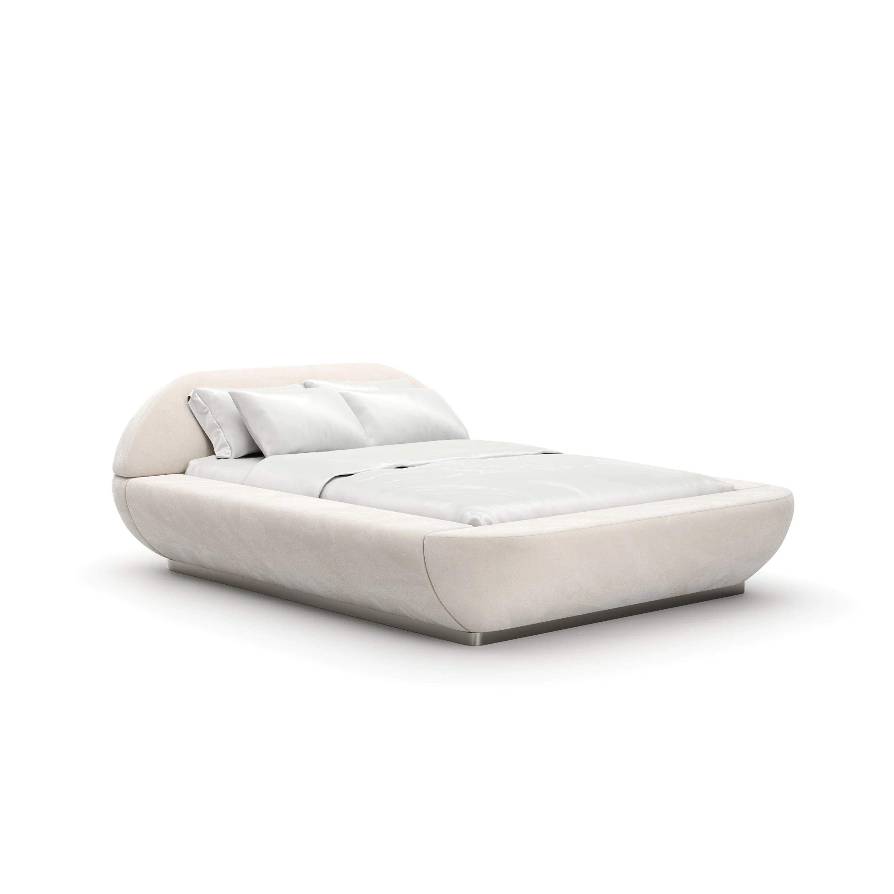 Jagger Queen Bed - Ivory - main image