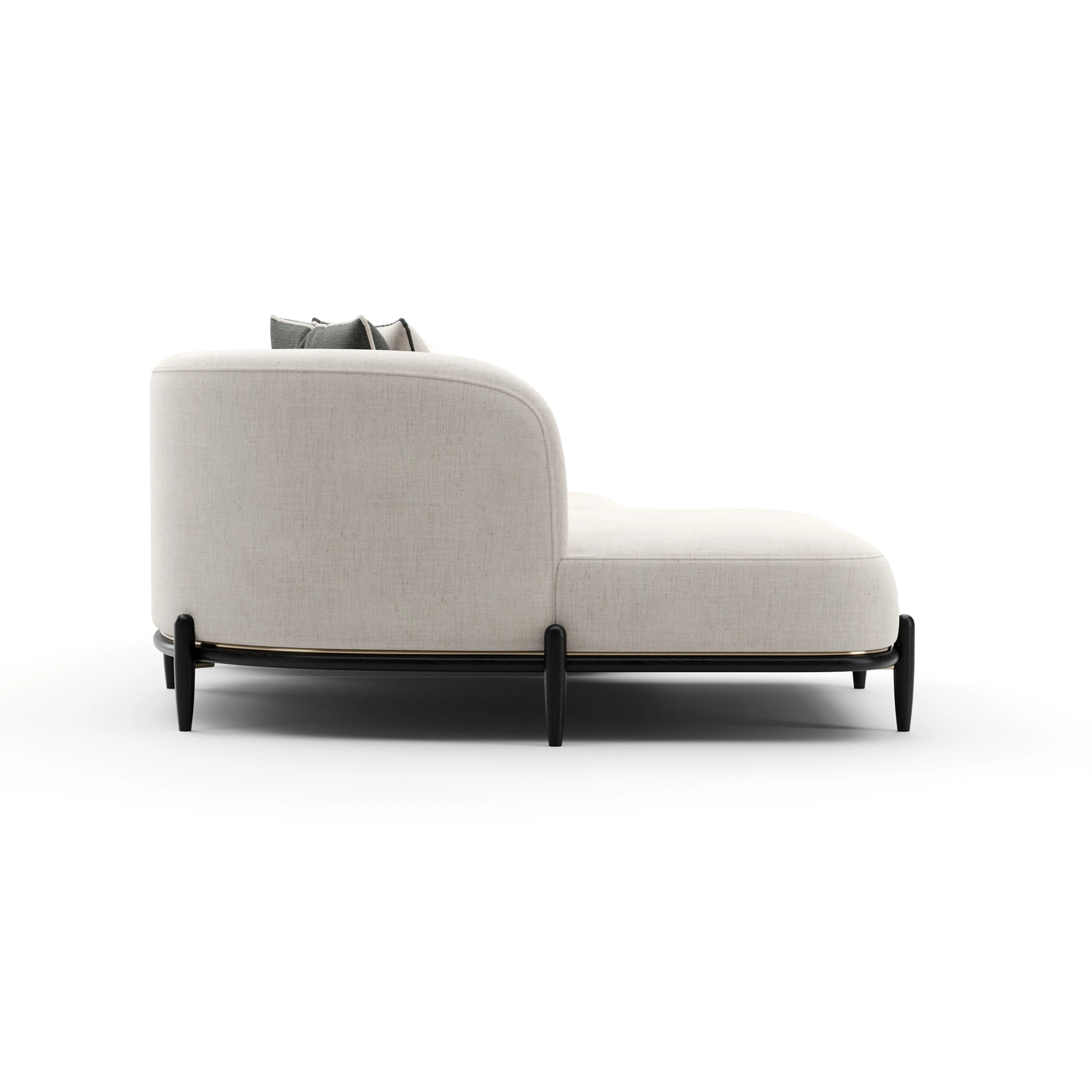 Madera Laf Small Chaise Sectional - 2nd angle
