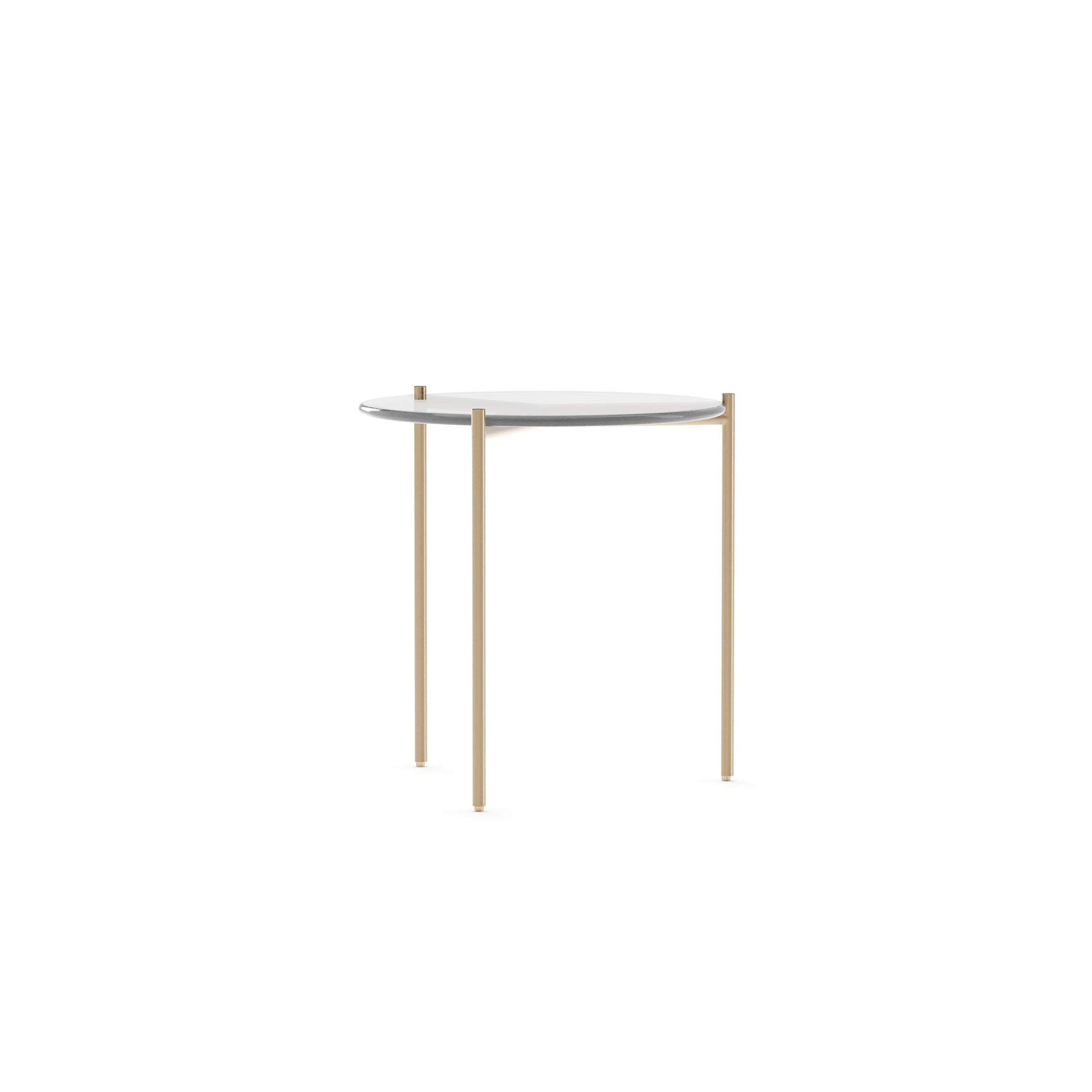 Demli Clear Glass Side Table - main image