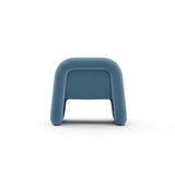 Bold Accent Chair - Azure - 3rd angle