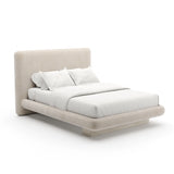 Overlap Uph Qn Bed Ivory - main image