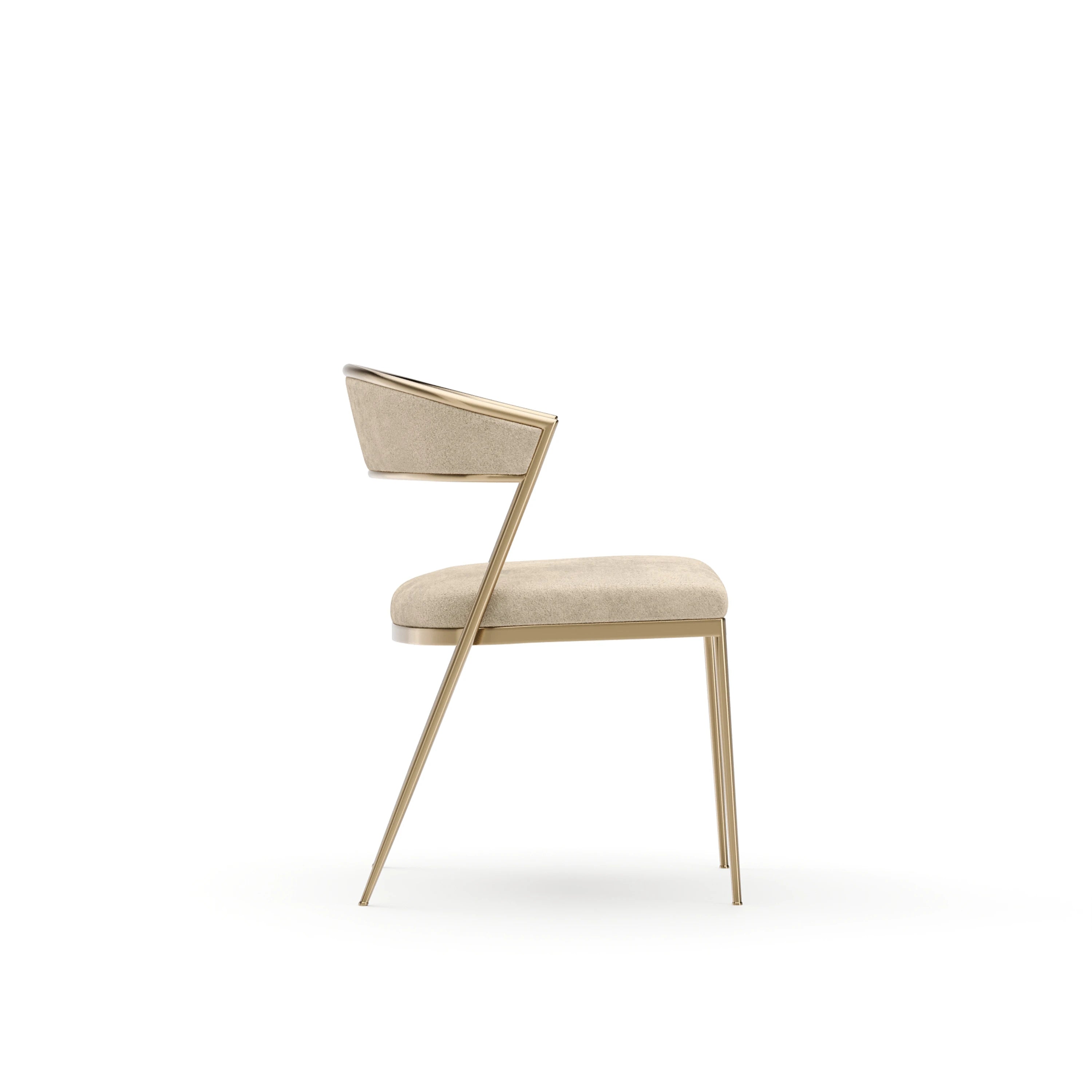 Dario Wog Side Chair - Ivory - 2nd angle