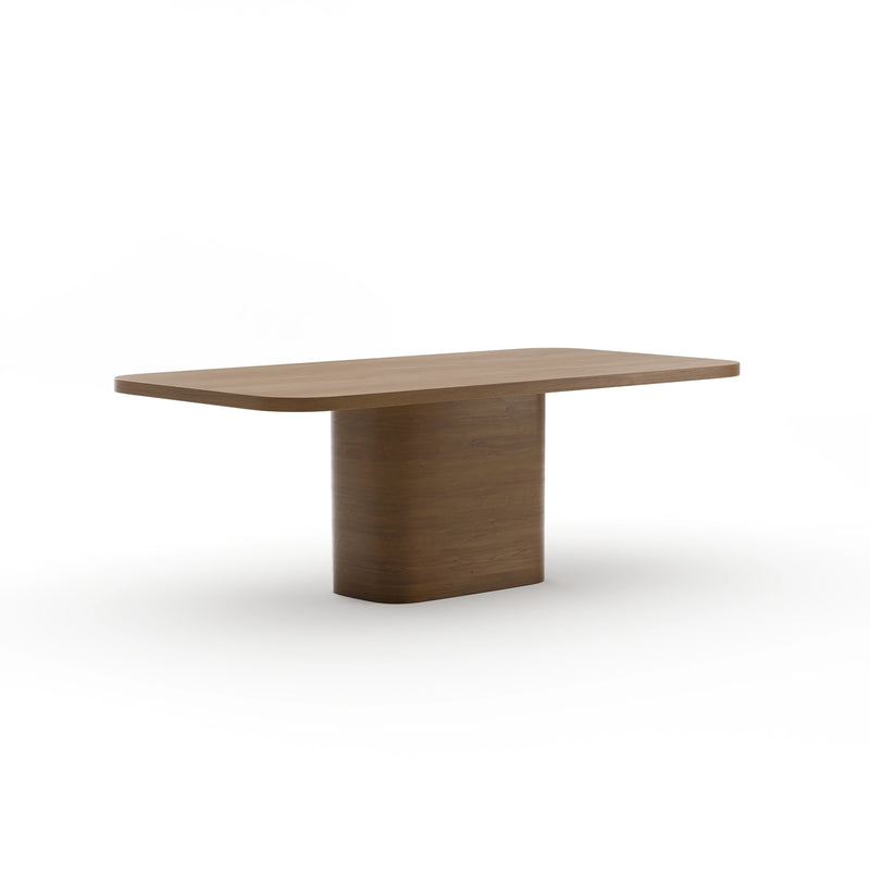 Atom Dining Table - Chocolate Nougat