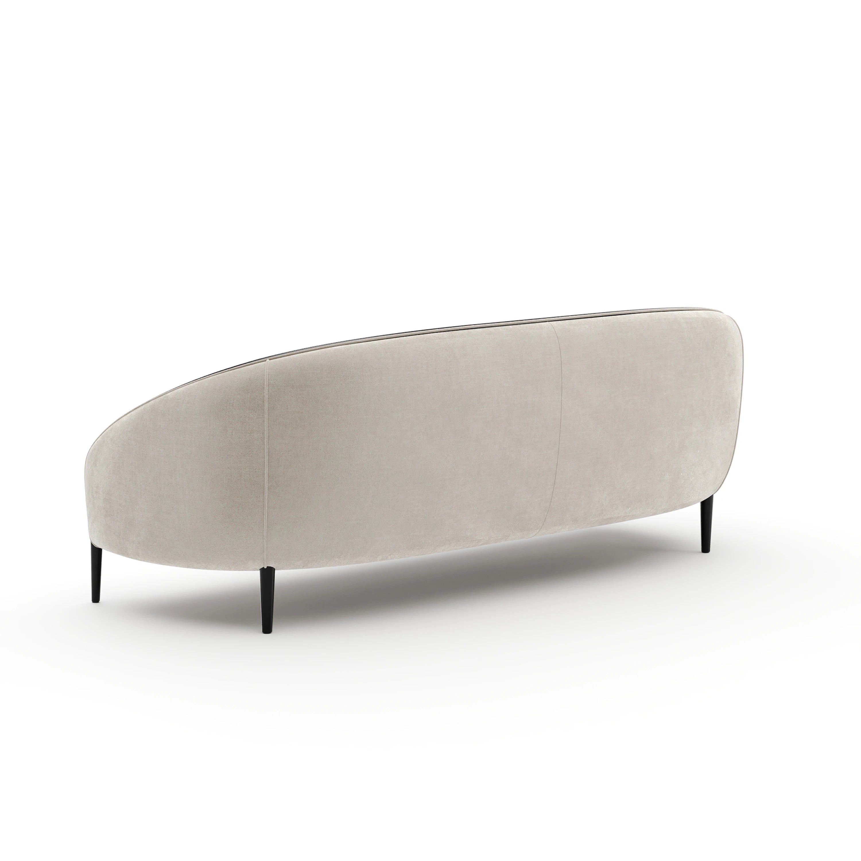 Petit 90" Small Sofa - Ivory - 3rd angle