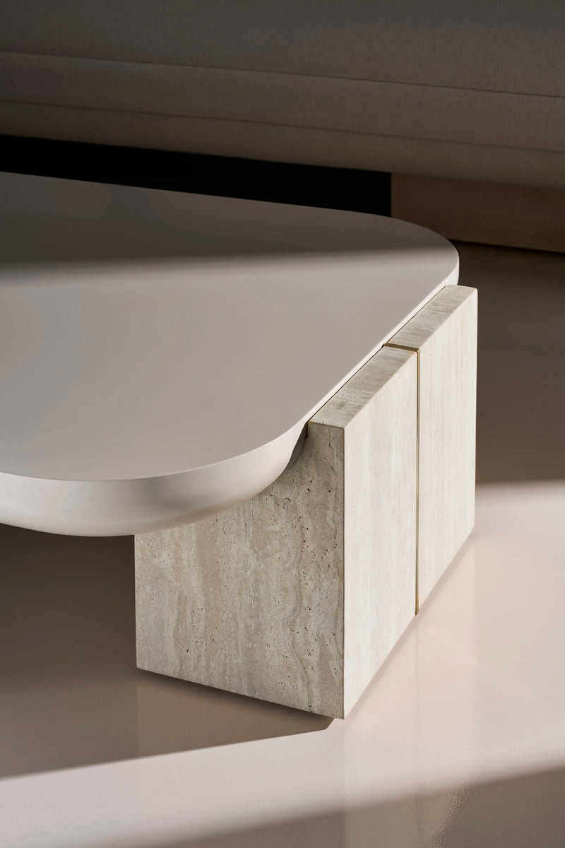 Overlap Rec Cocktail Table Light