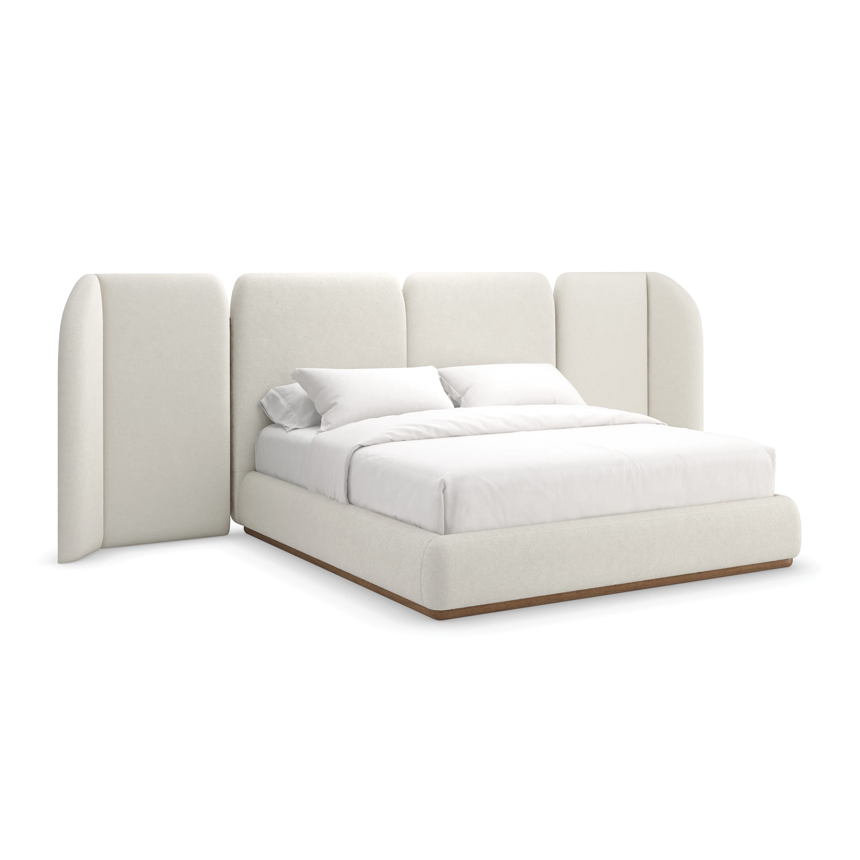 Malta Upholstered King Bed - 5th angle