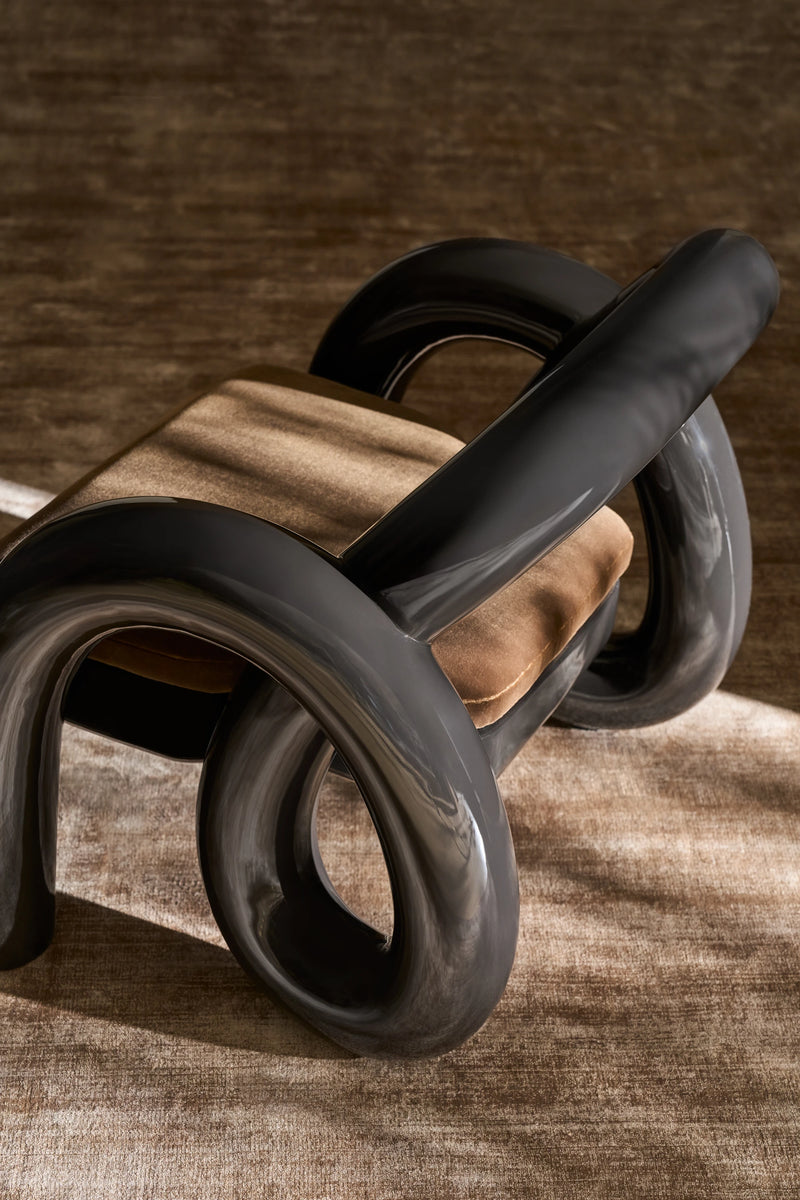Gelee Accent Chair-Chocolate
