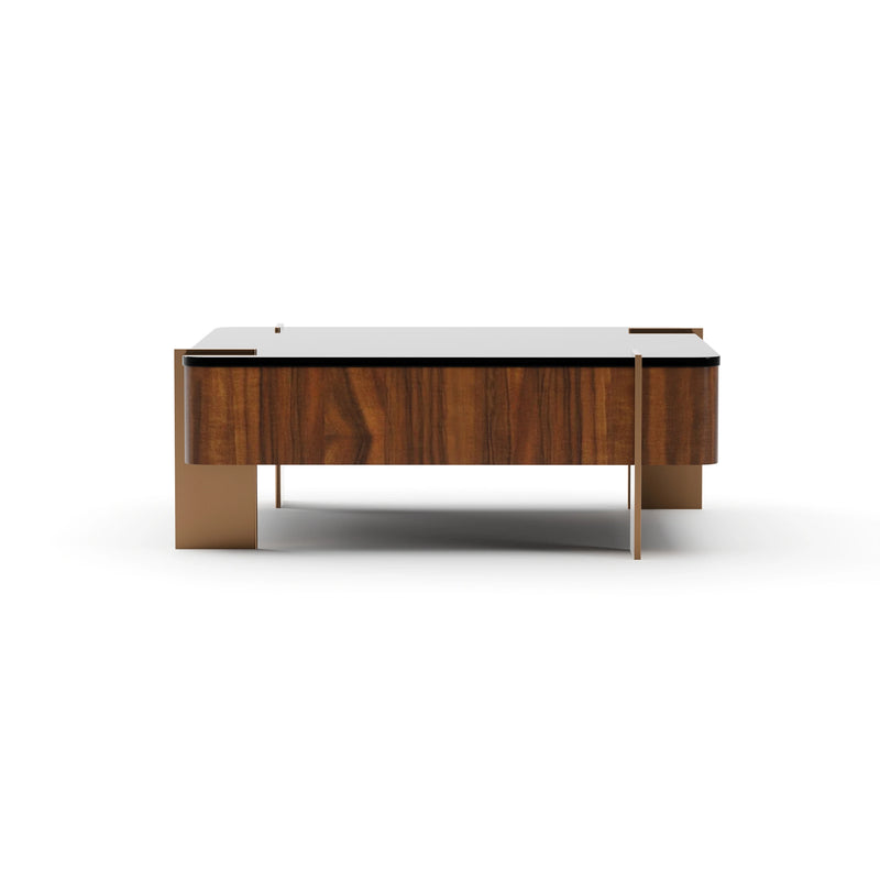 ALTURA SQ GLASS TOP COCKTAIL TBL