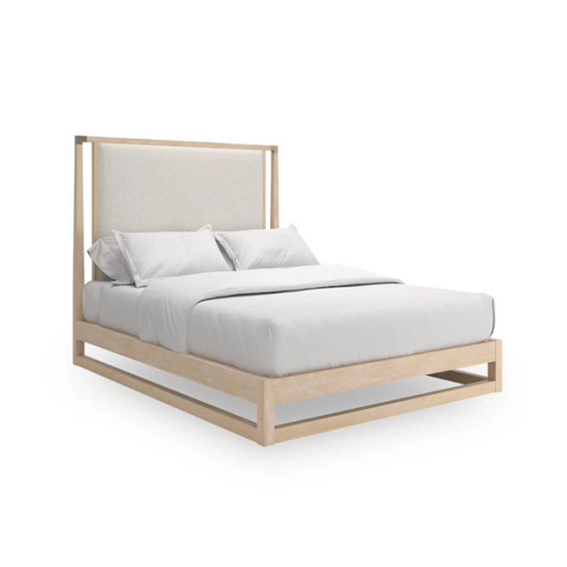 Pinstripe Uph Kg Bed Light Hb