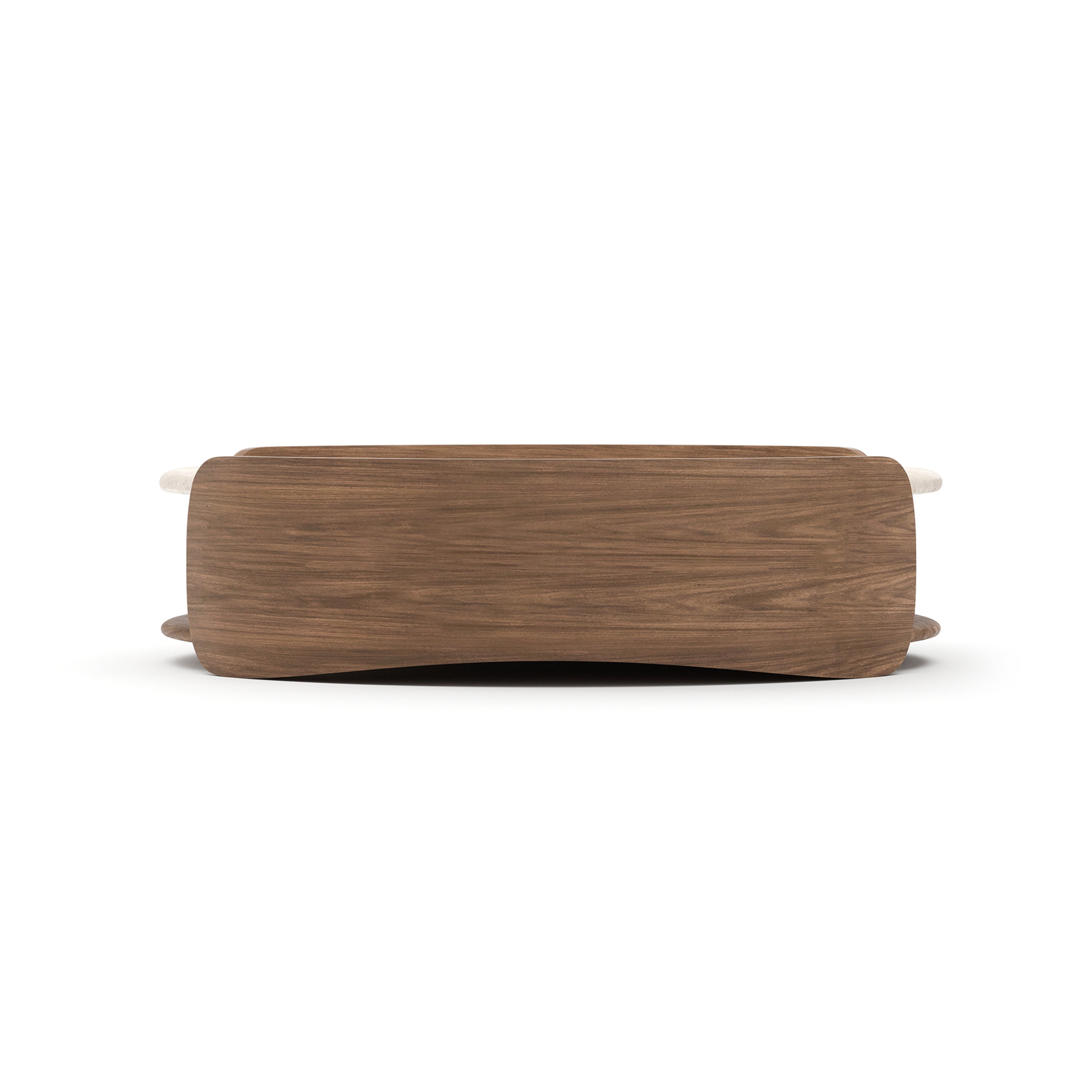 Fleur Open Cocktail Table W/Wood Shelf - 2nd angle