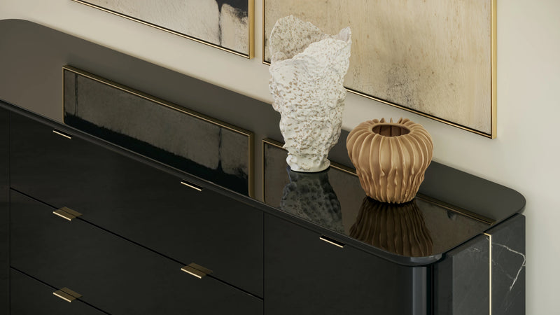 Overlap Sideboard Dark