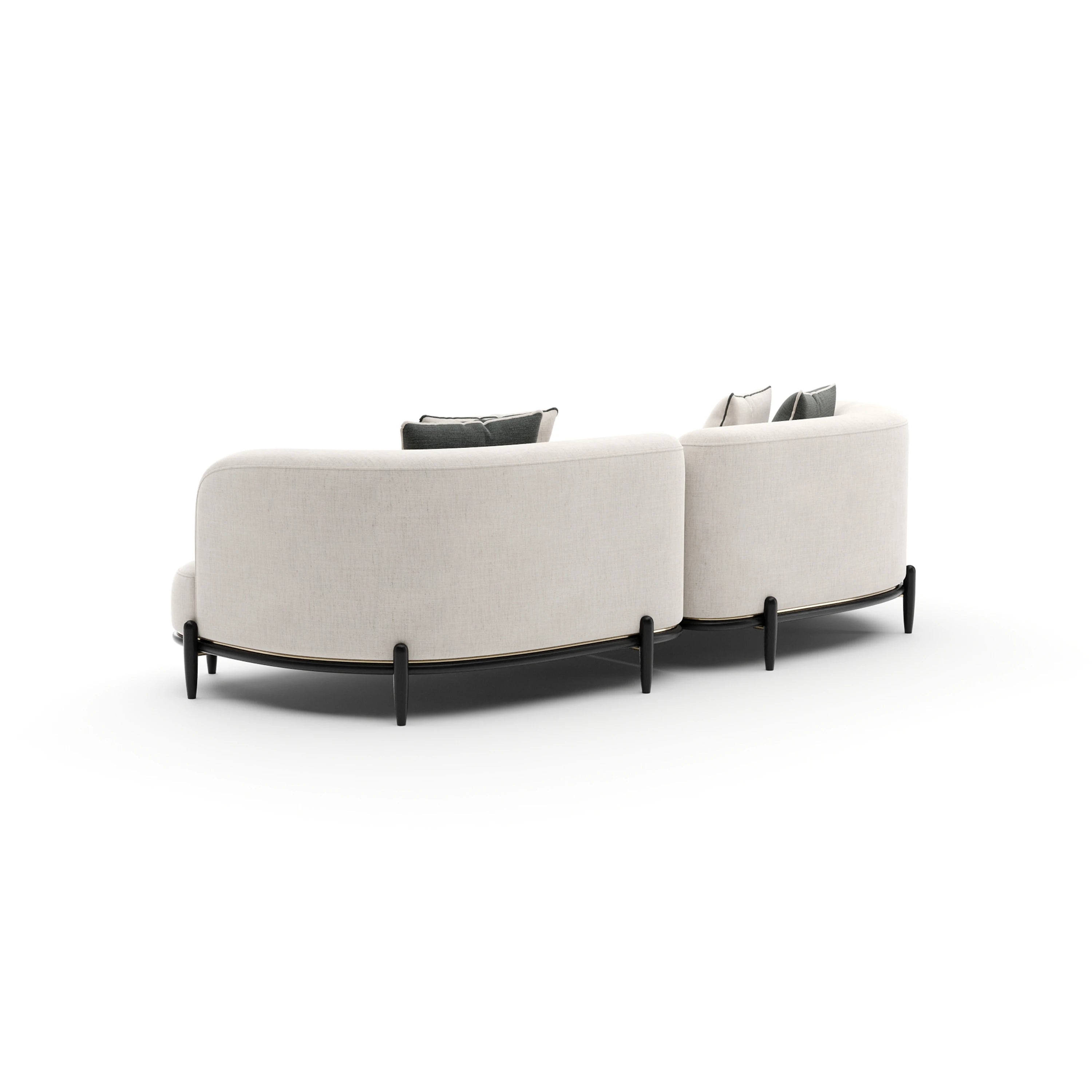Madera Laf Small Chaise Sectional - 3rd angle