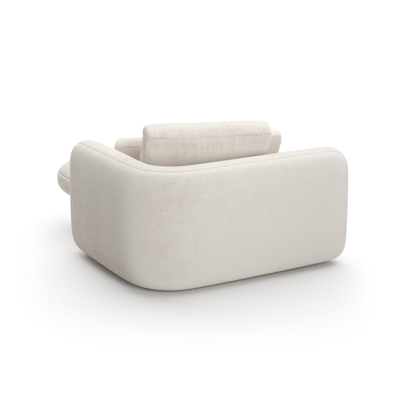 Overlap Raf Chaise Ecru