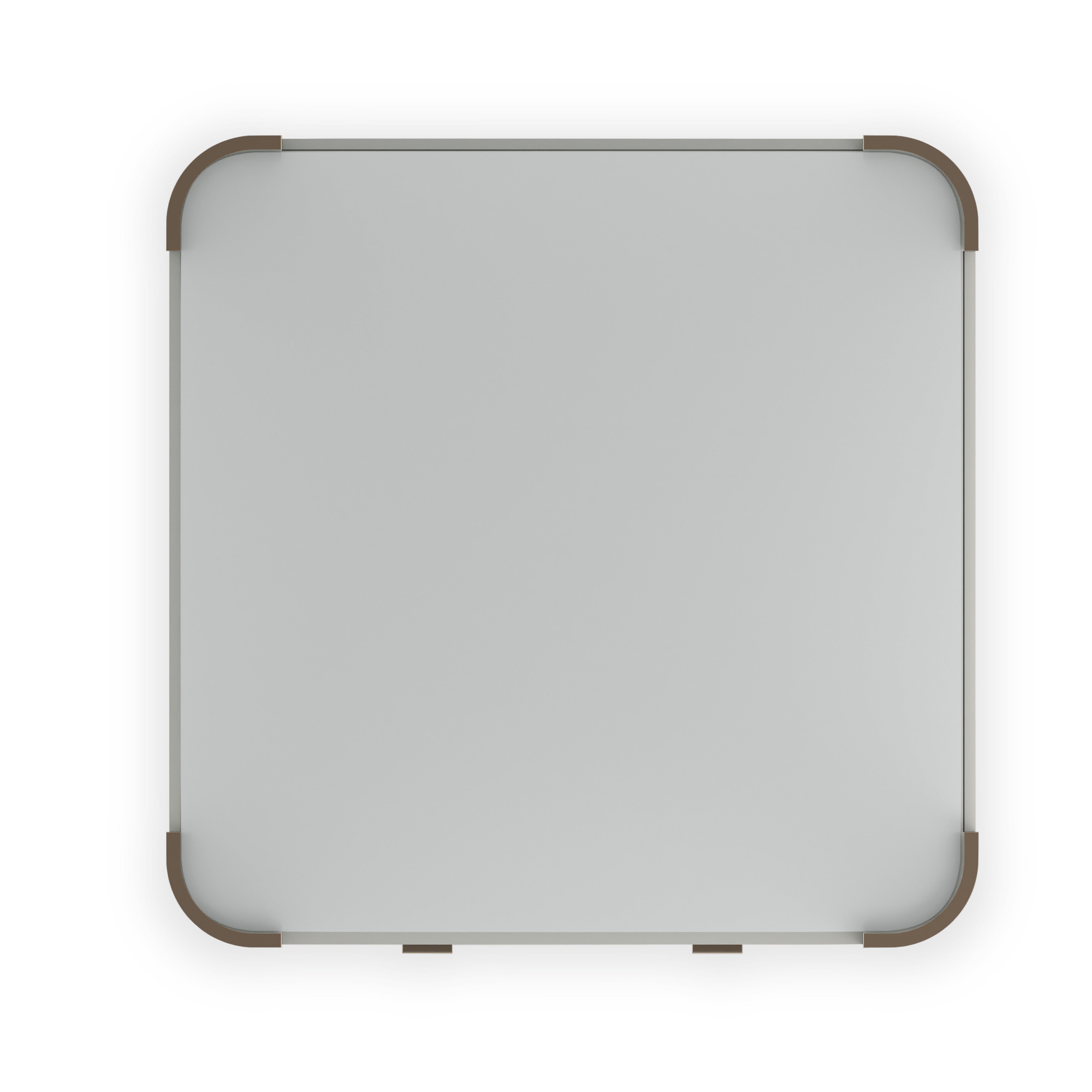 Love Square Cocktail Table - Matte Pearl