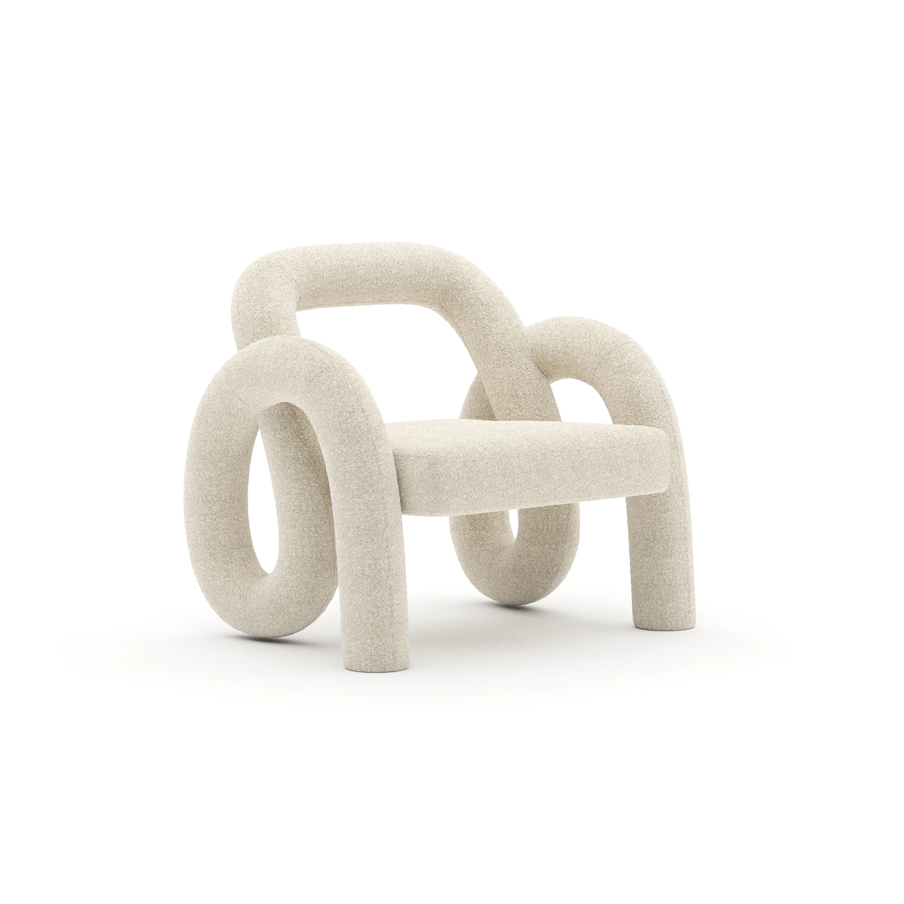 Gelee Uph Accent Chair - Ivory - primary image