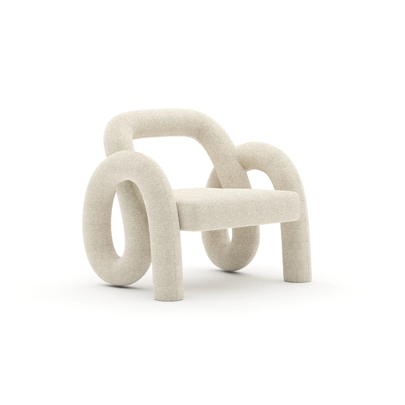 Gelee Uph Accent Chair - Ivory