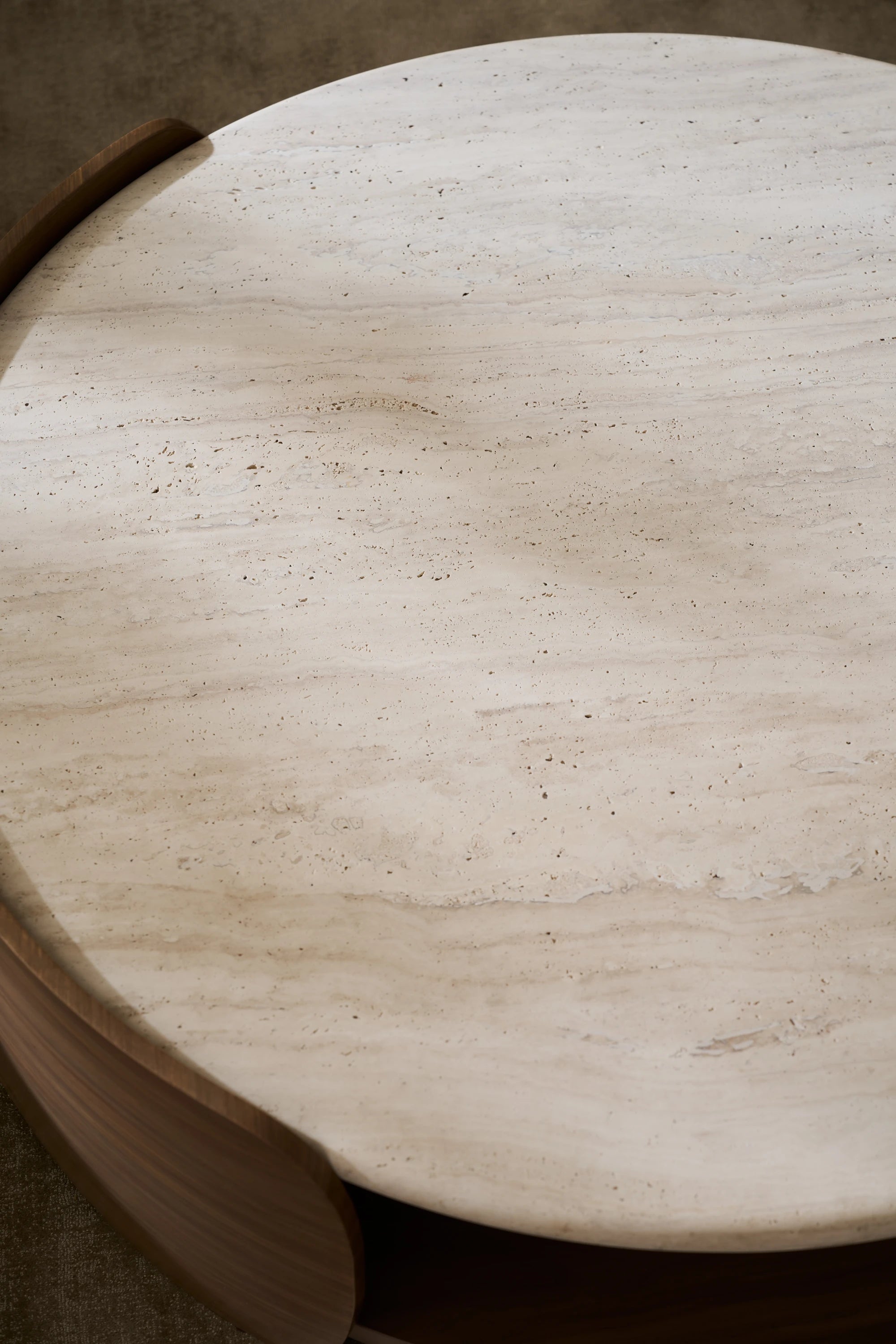 Fleur Open Cocktail Table W/Wood Shelf - detail 3.0