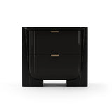 Overlap Small Nightstand Dark - primary image