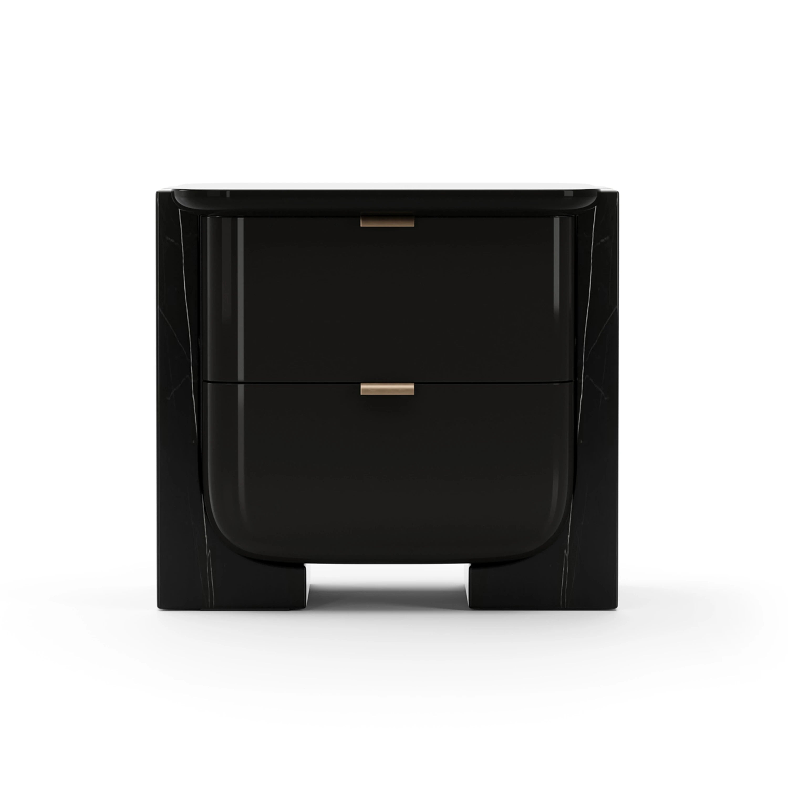 Overlap Small Nightstand Dark - primary image