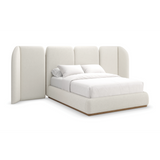 Malta Upholstered Queen Bed - 4th angle