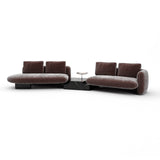 Overlap Left Bumper Sectional Dk Taupe - primary image