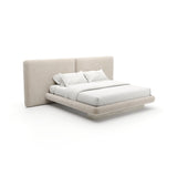 Overlap Uph 2 Panel  Kg Bed Ivory - main image