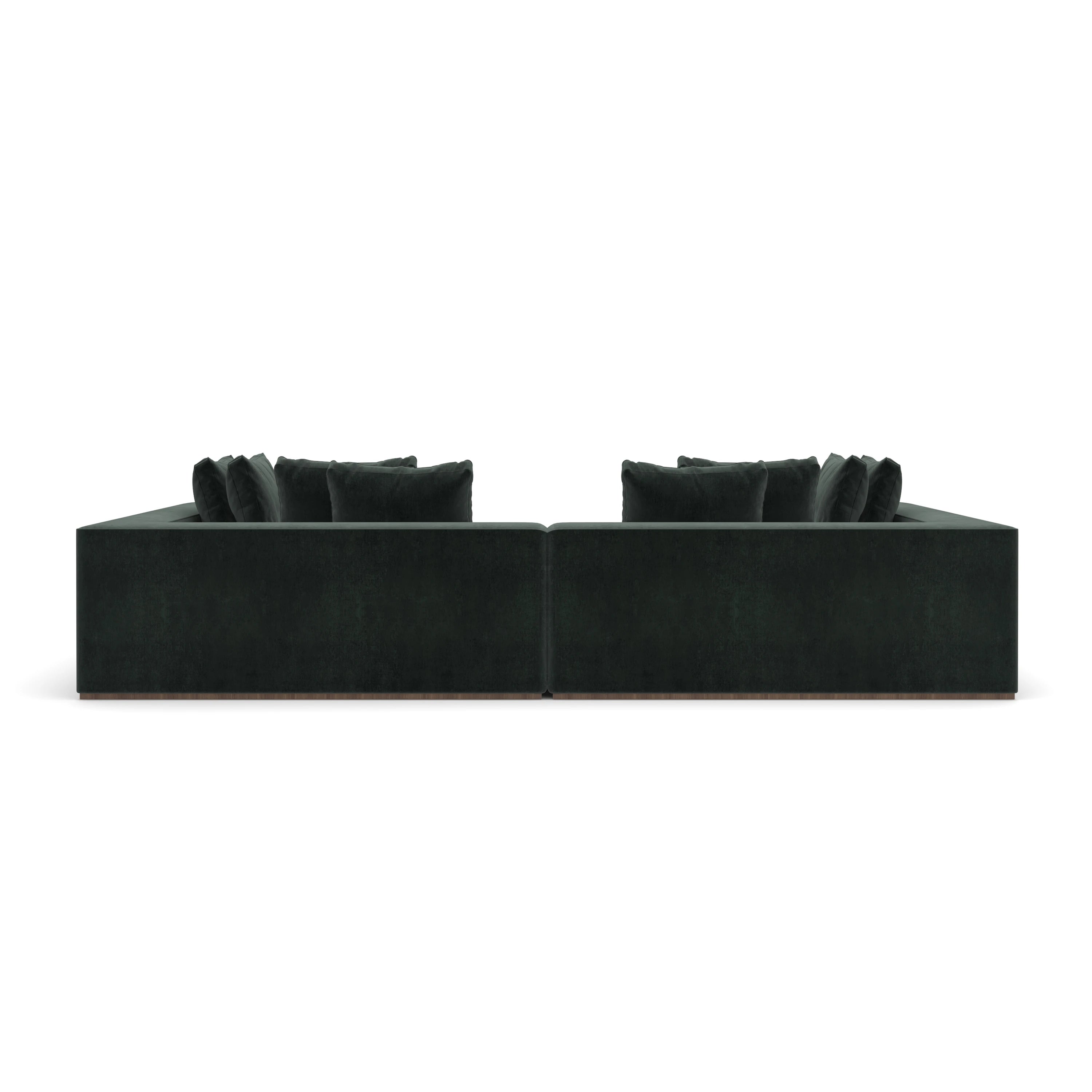 Bello 2Pc Sofa Peacock - 3rd angle
