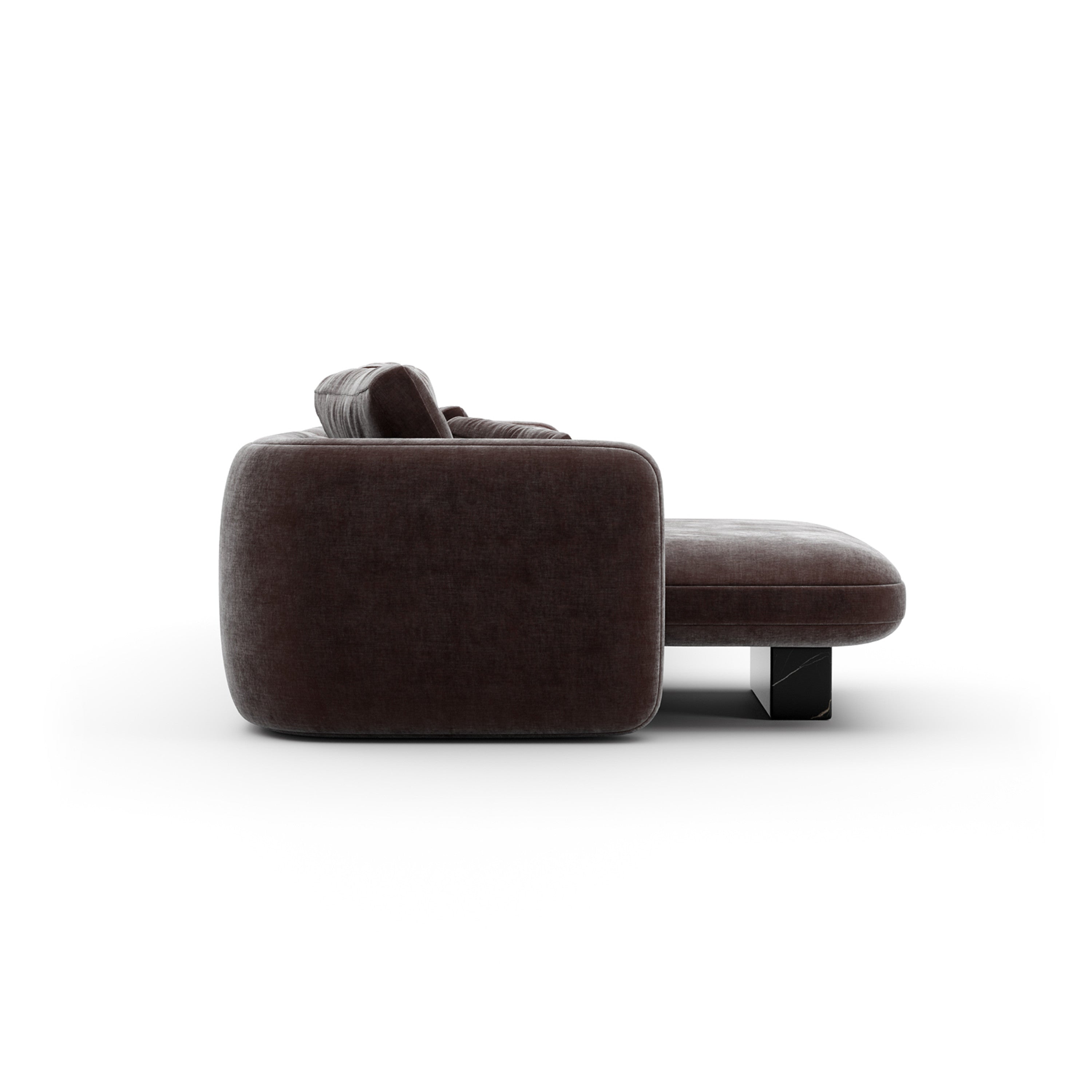 *Overlap Left Chaise Sec Small Dk Taupe - 2nd angle