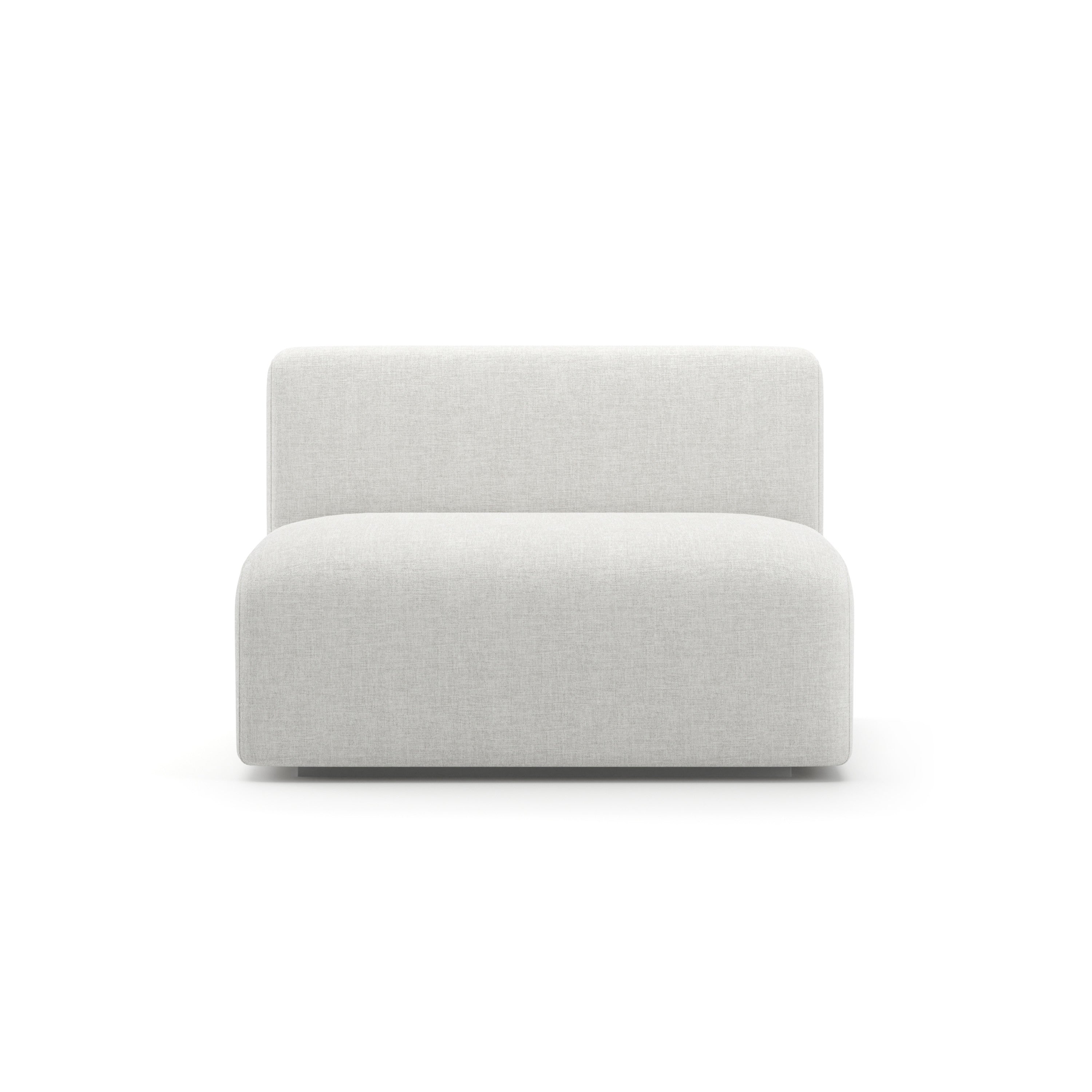 Rhythm Armless Chair Ivory - main image