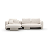 *Overlap Left Chaise Sec Small Ecru - main image