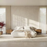 Jagger King Bed - Ivory in room - angle 3.0