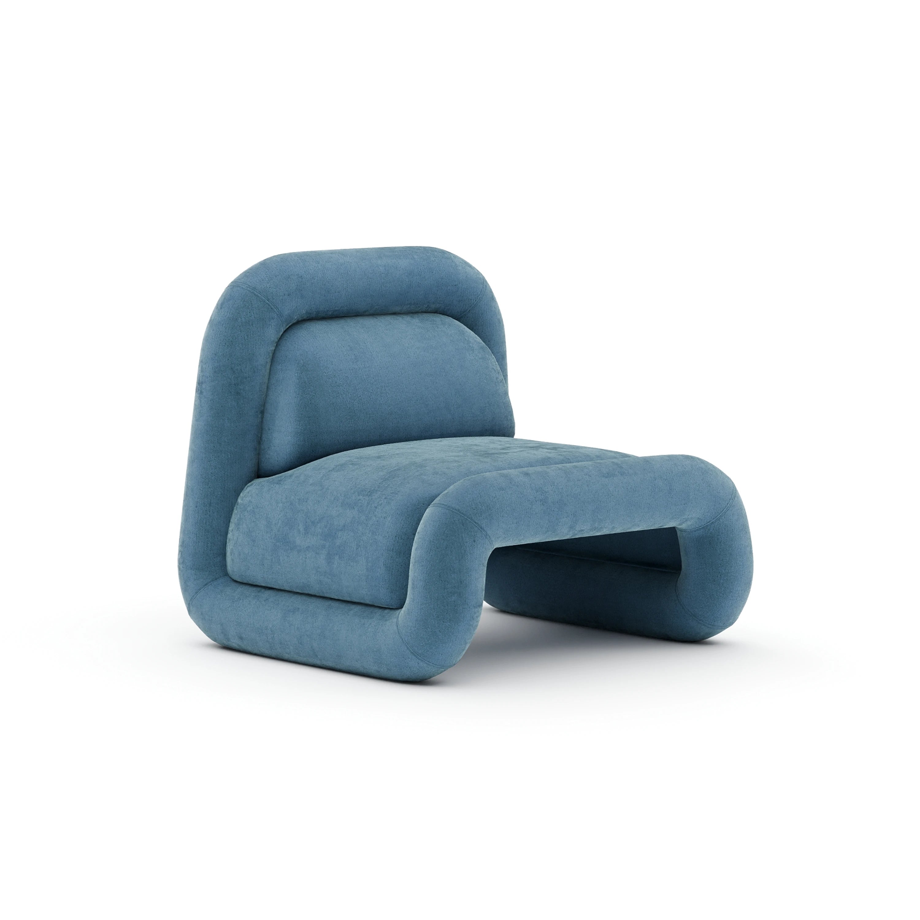 Bold Accent Chair - Azure - primary image