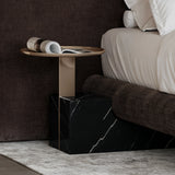 Overlap Uph 2 Pnl Kg Bed Dk Taupe - detail 3.0