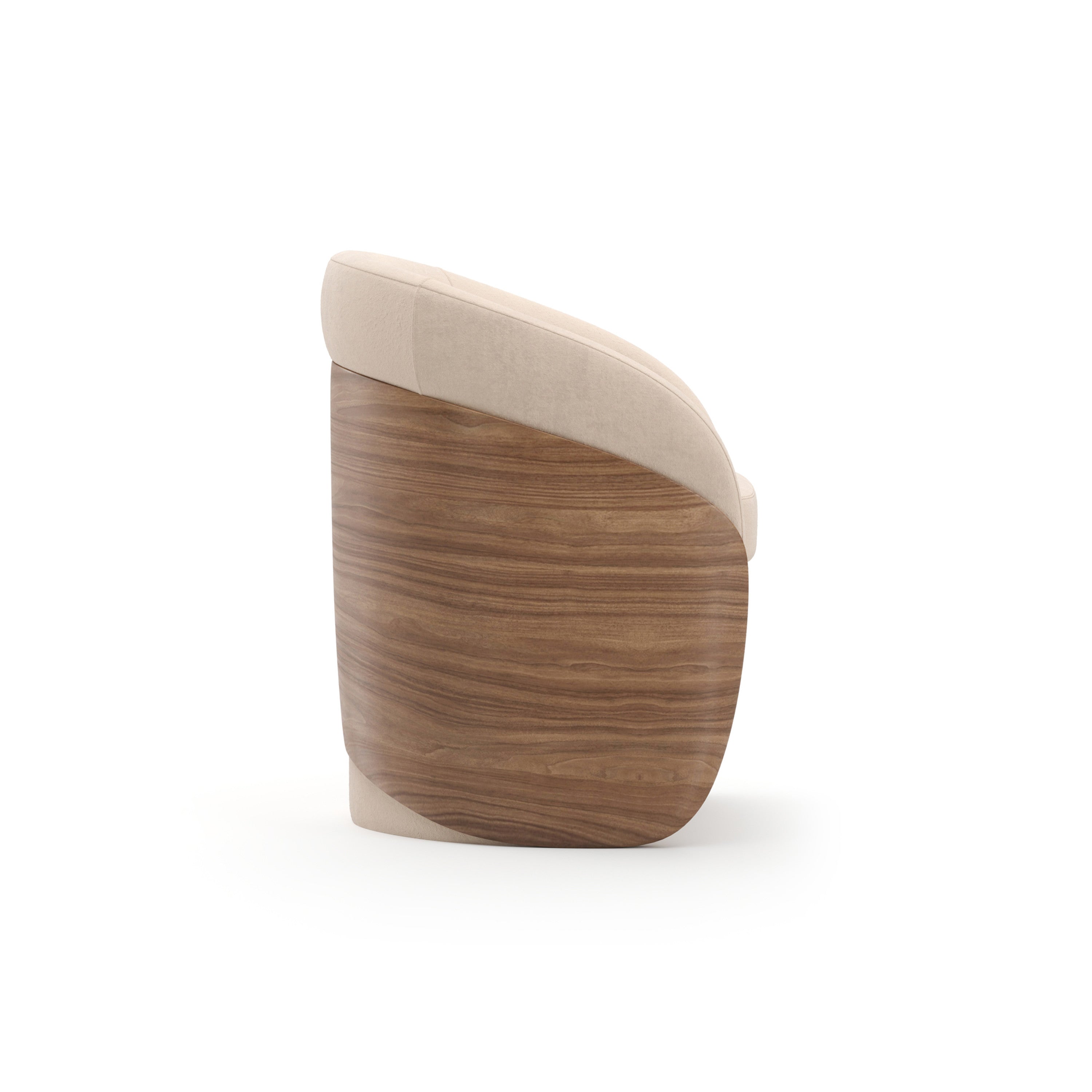 Fleur Wood Back Dining Chair - 2nd angle