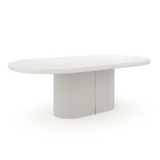 Love Dining Table - Matte Pearl - main image